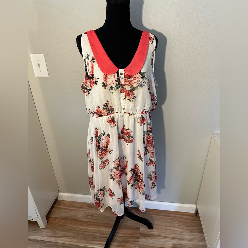 Xhilaration floral summer dress size xxl